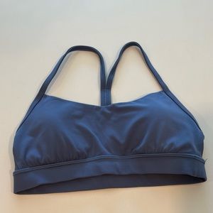 Lululemon Flow Y Bra in Water Drop